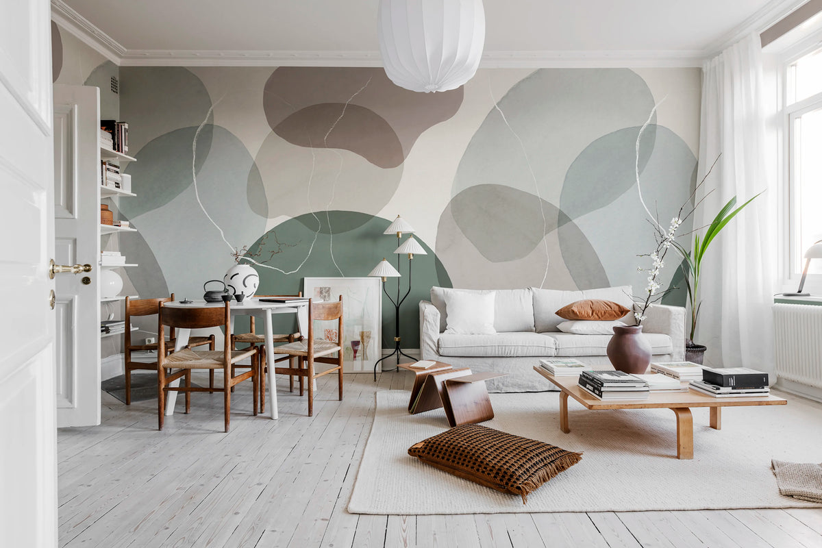 Floating, Soft Mural Wallpaper - room preview 02