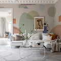 Geometry, Pastel Mural Wallpaper - room preview 02