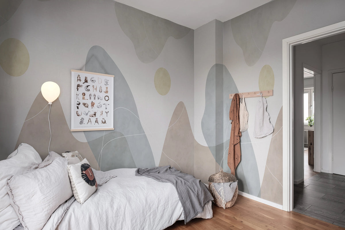 Terrain, Pastel Mural Wallpaper - room preview 02
