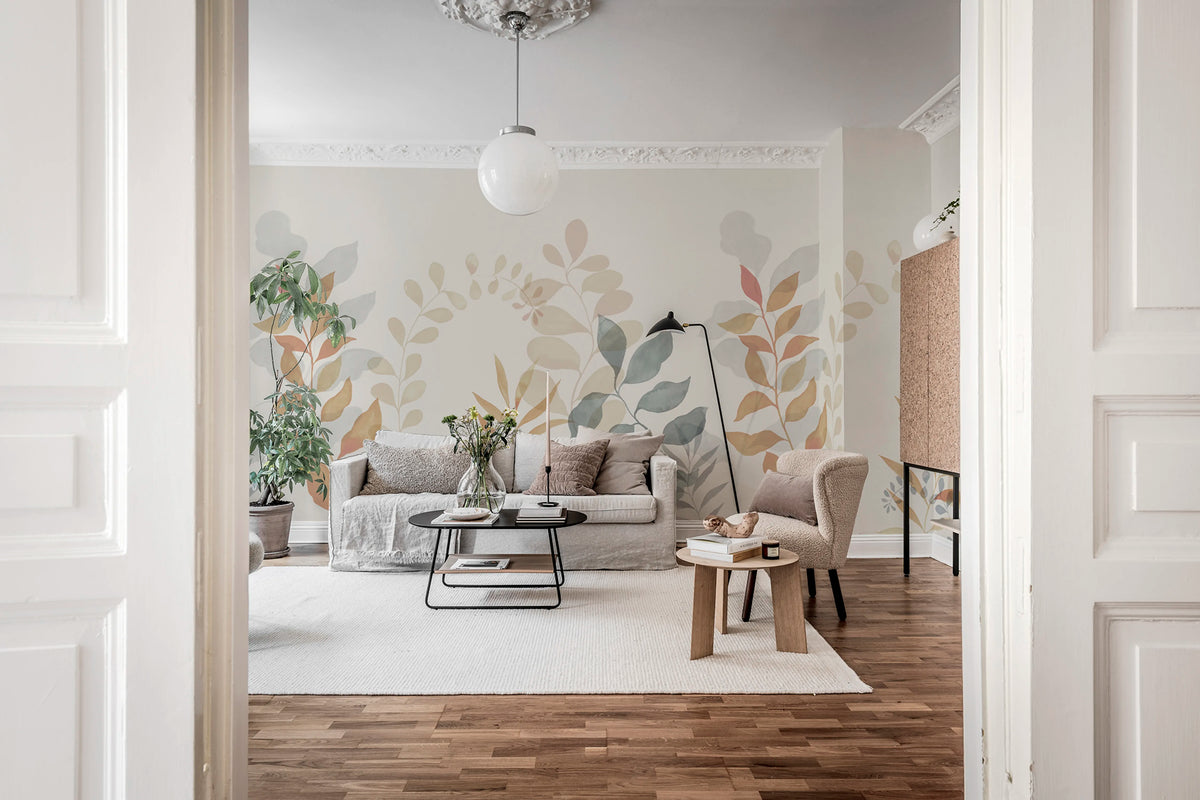 Grow, Amber Mural Wallpaper - room preview 02
