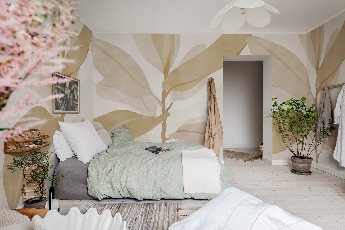 Ruby, Amber Mural Wallpaper - room preview 02