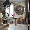 Efraim, Beige Mural Wallpaper - room preview 02