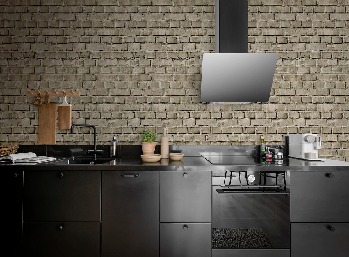 Bricks Sand Mural Wallpaper - room preview 02