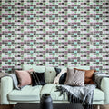 Casette Tape Purple Rain Mural Wallpaper - room preview 02