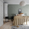 Small Patinated Diamonds Fancy Green Mural Wallpaper - room preview 02