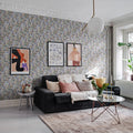 Tiny House Numbers Colorful Mural Wallpaper - room preview 02