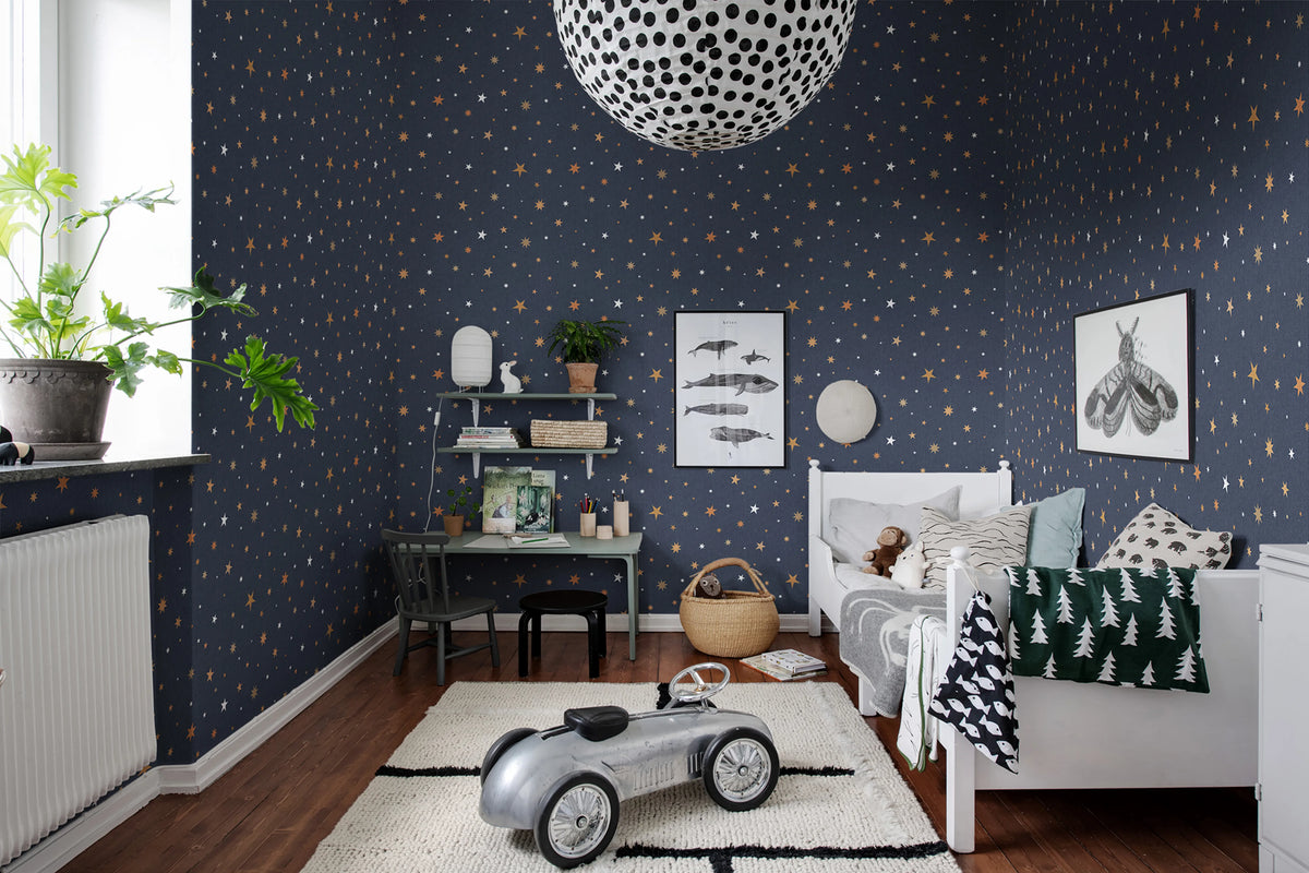 Stardust, Night Mural Wallpaper - room preview 02
