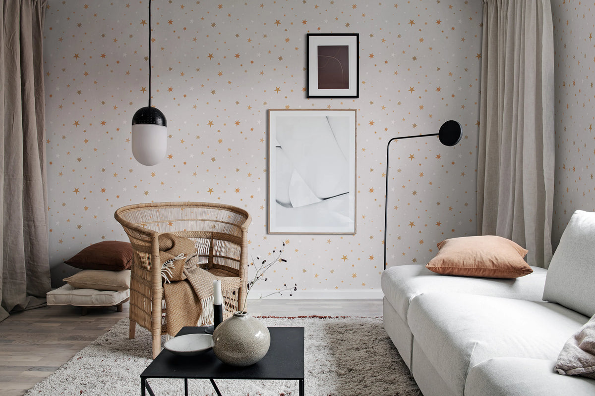 Stardust, Dusk Mural Wallpaper - room preview 02