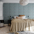 Artisan Tiles, Brazilian Green Mural Wallpaper - room preview 02