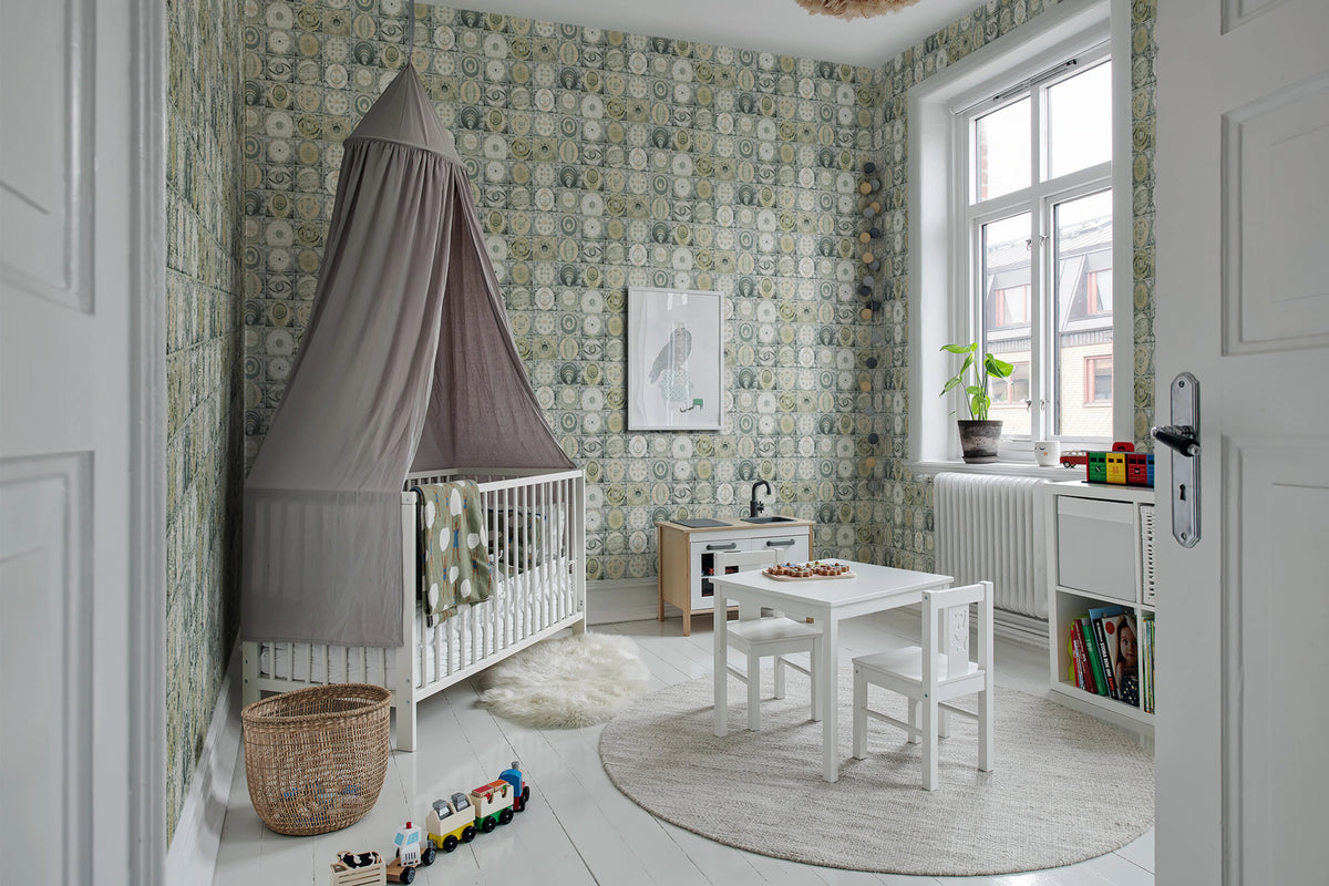 Tiny Solar System, Triangulum Mural Wallpaper - room preview 02
