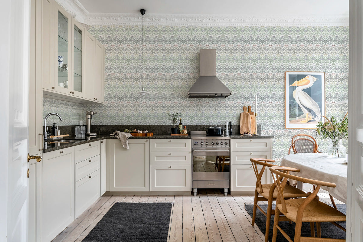 Dear Little Dandelion, Pastel Mural Wallpaper - room preview 02