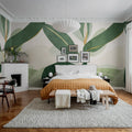 Ruby, Green Mural Wallpaper - room preview 02