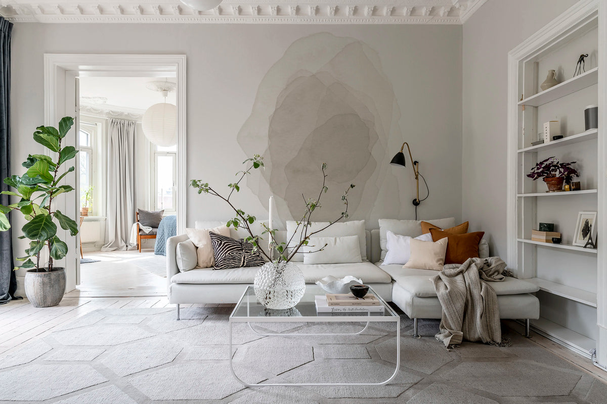 Inner Circle, Soft Mural Wallpaper - room preview 02