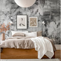 Paper Mache, Graphite Mural Wallpaper - room preview 02