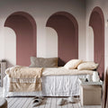 Arch, Pink Mural Wallpaper - room preview 02