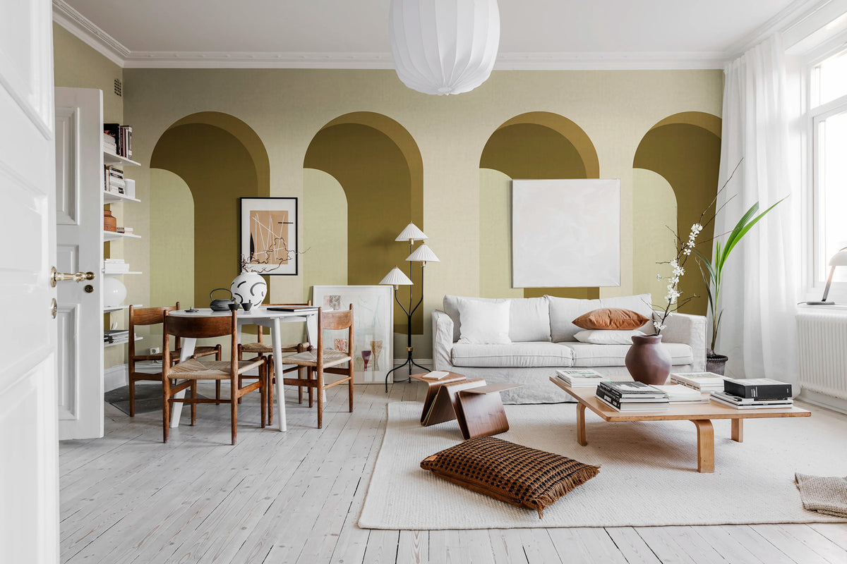 Arch, Saffron Mural Wallpaper - room preview 02