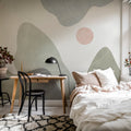Terrain, Green Mural Wallpaper - room preview 02
