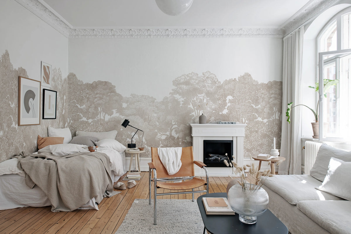 Bellewood, Sand Mural Wallpaper - room preview 02
