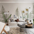 Bumblebee, White Mural Wallpaper - room preview 02