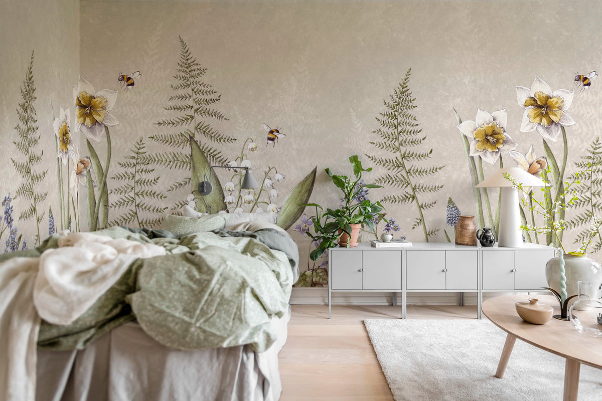 Bumblebee, Sand Mural Wallpaper - room preview 02