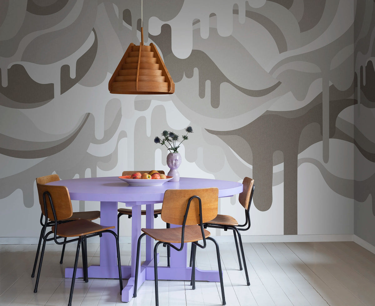Dripping Ice Cream Sand Mural Wallpaper - room preview 02