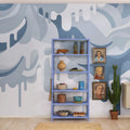 Dripping Ice Cream Blue Mural Wallpaper - room preview 02