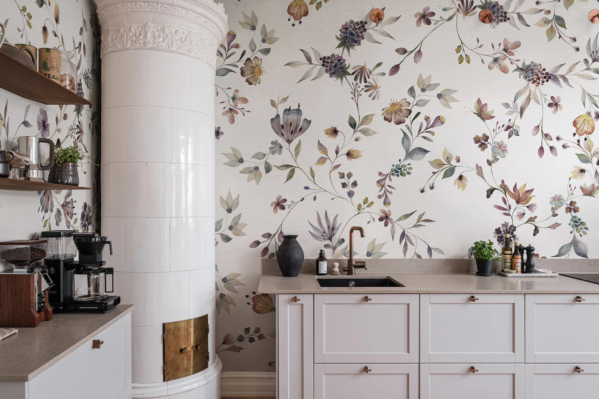Blossom Fling, Autumn Mural Wallpaper - room preview 02