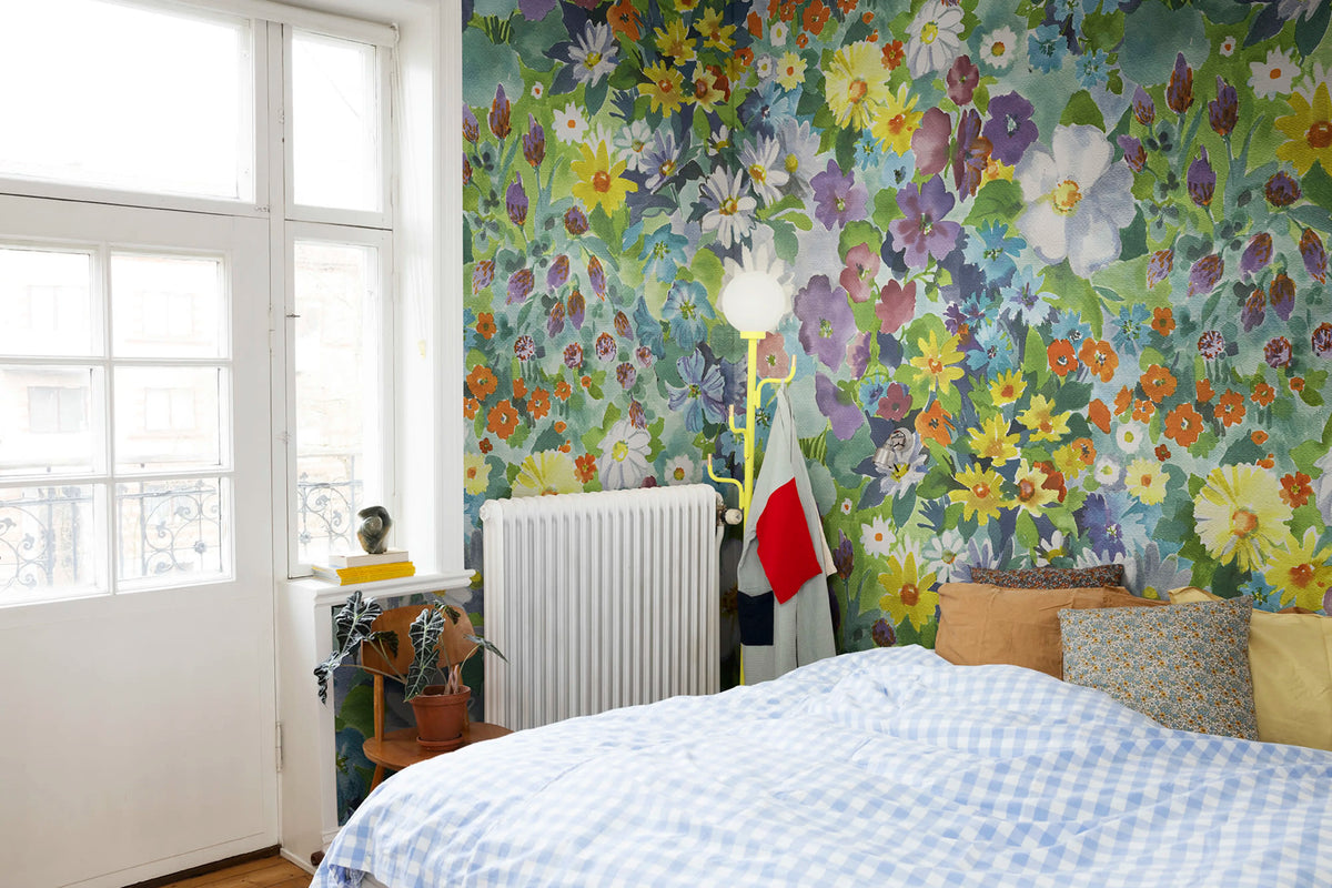 Summer Field, Happy Mural Wallpaper - room preview 02