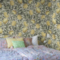Lemon Tree, Light Green Mural Wallpaper - room preview 02