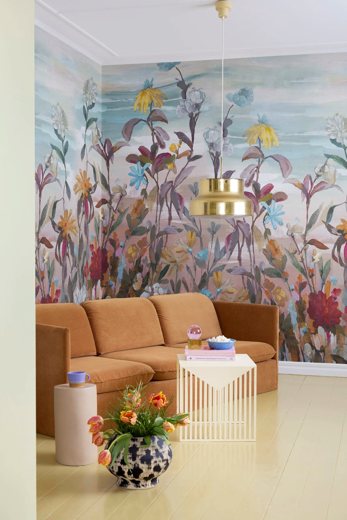 Misty Garden, Summer Mural Wallpaper - room preview 02
