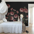 Sweet Buttercups, Midnight Mural Wallpaper - room preview 02