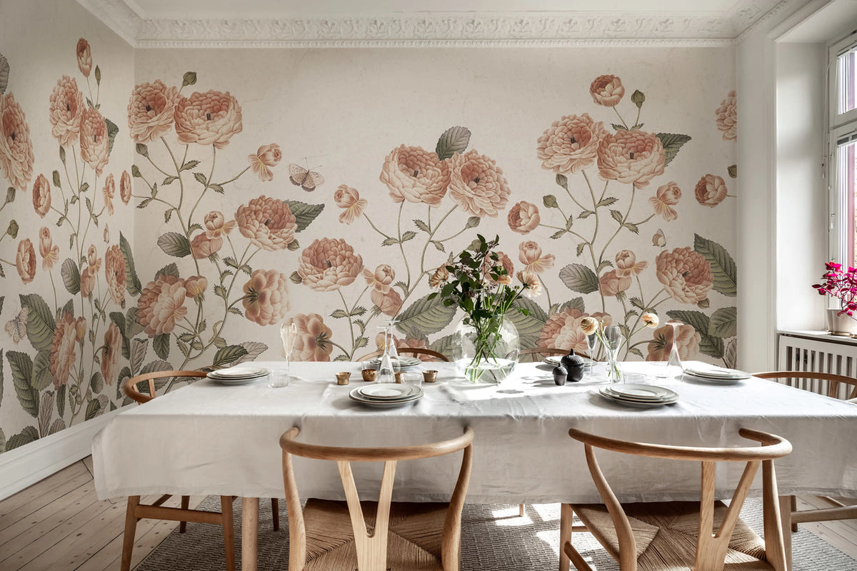 Sweet Buttercups, Soft Mural Wallpaper - room preview 02