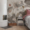 Wild Strawberries, Vintage Mural Wallpaper - room preview 02