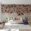 Rose Plenty, Pink Mural Wallpaper - room preview 02