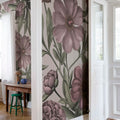 Peony Delight, Purple Mural Wallpaper - room preview 02