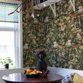 Mushroom Forest, Midnight Mural Wallpaper - room preview 02