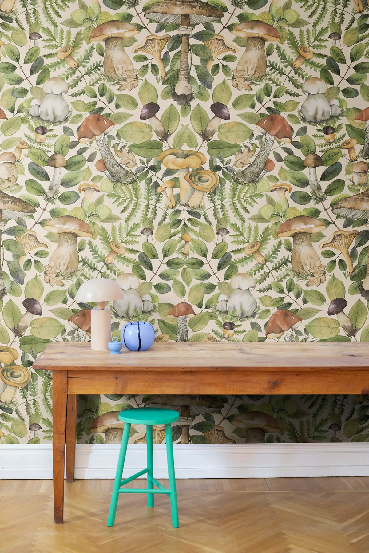 Mushroom Forest, Day Mural Wallpaper - room preview 02