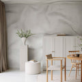 Formed by Time, White Mural Wallpaper - room preview 02