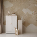 Golden Mountains, Sand Mural Wallpaper - room preview 02