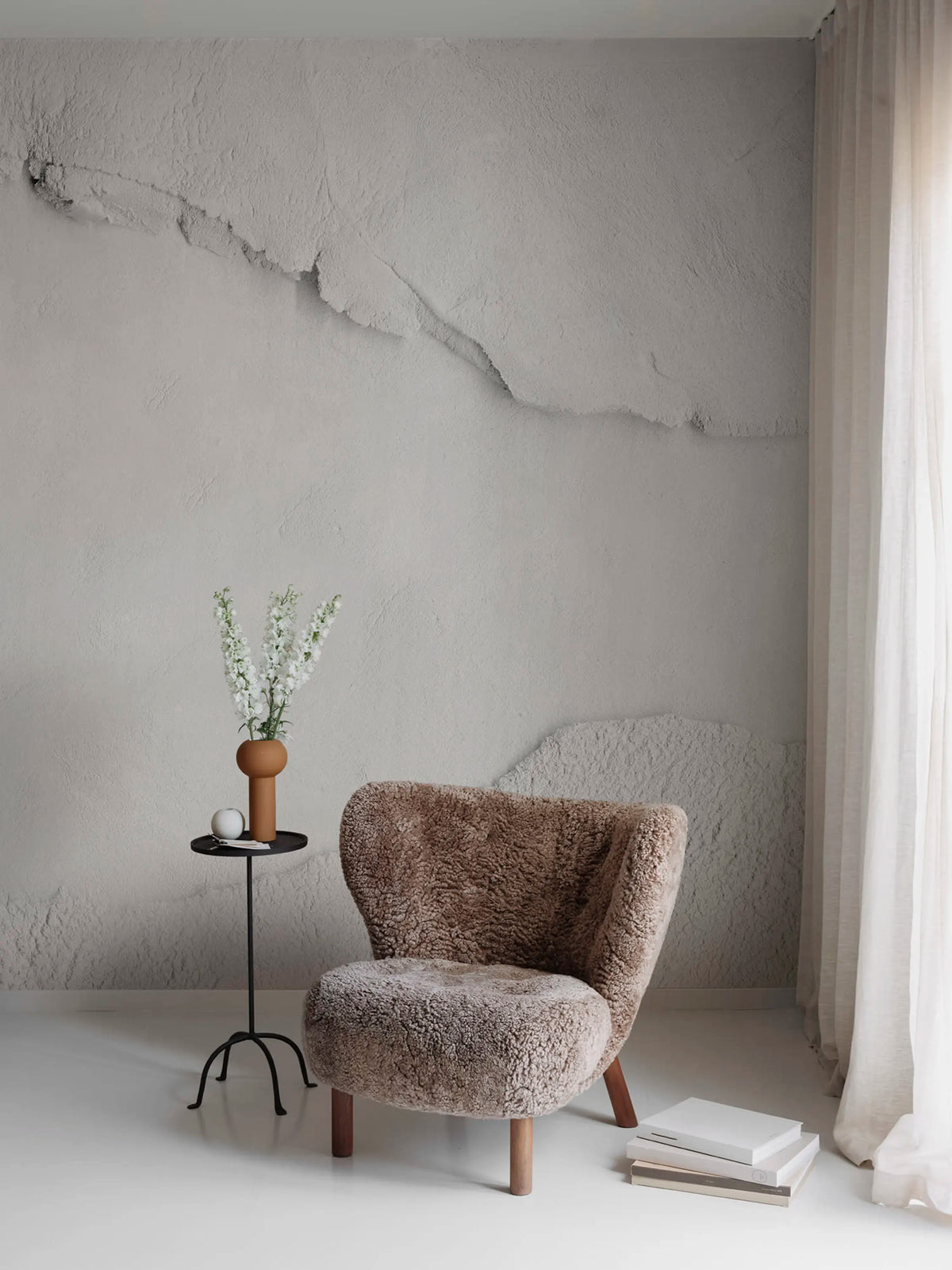 Broken, Clay Mural Wallpaper - room preview 02