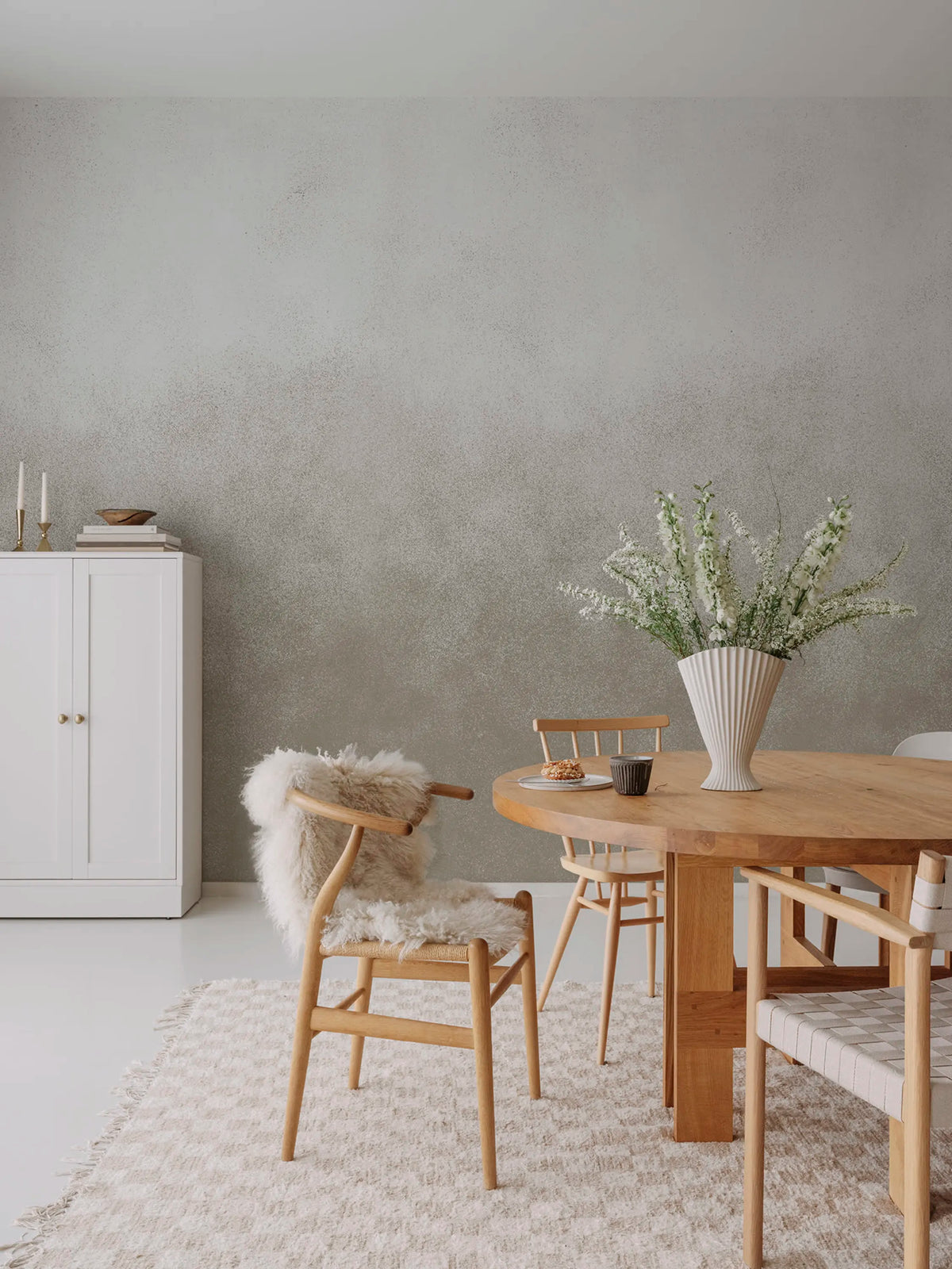 Ash Gradient, Sand Mural Wallpaper - room preview 02