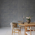 Craft Tiles, Light Blue Mural Wallpaper - room preview 02