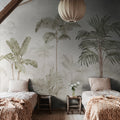Jungle Horizon, Vintage Mural Wallpaper - room preview 02