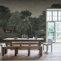 Jungle Forest, Dark Mural Wallpaper - room preview 02