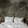 Jungle Forest, Green Mural Wallpaper - room preview 02