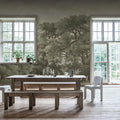 Vintage Oaks, Green Mural Wallpaper - room preview 02