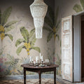 Banana Tree Jungle, Beige Mural Wallpaper - room preview 02