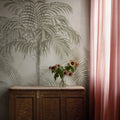 Retro Jungle, Beige Mural Wallpaper - room preview 02