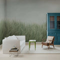 Scandinavian Reed, Green Mural Wallpaper - room preview 02