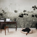 Poppy Field, Vintage Mural Wallpaper - room preview 02